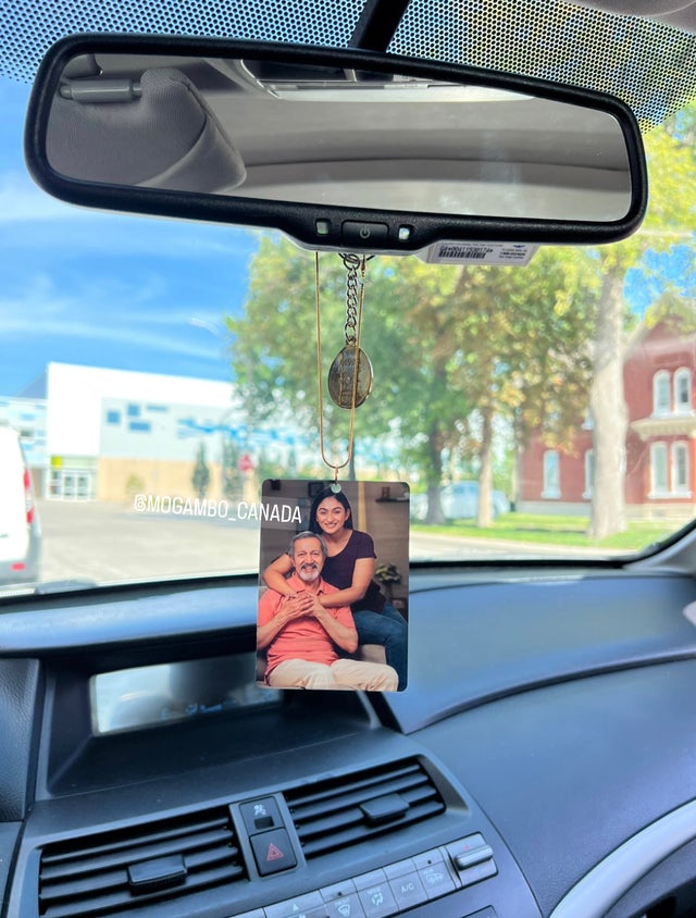 Car mirror hanging -  Canada